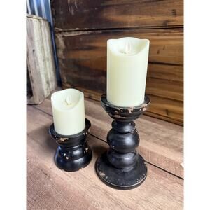 PD Home & Garden Candle Holders w/ battery operated candles